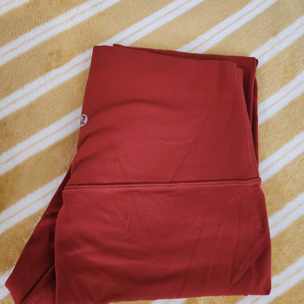lululemon athletica Women's High-Waist Cayenne Leggings Size 6 28" - Picture 4 of 7